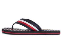 Tommy Hilfiger Uomo Infradito Massage Beach Sandal con Logo, Blu (Desert Sky), 43