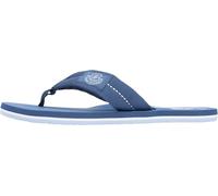 Tommy Hilfiger Uomo Infradito Patch con Fascetta in Tessuto, Blu (Aegean Sea), 41