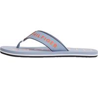 Tommy Hilfiger Uomo Infradito Sporty Beach Sandal con Logo, Blu (Brisk Blue), 41