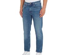 Tommy Hilfiger Uomo Jeans Core Straight Denton Elasticizzati, Blu (Boston Indigo), 32W/34L