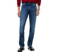 Tommy Hilfiger Uomo Jeans Slim Denton Cobalt Blue Straight Fit, Blu (Cobalt Blue), 34W/32L
