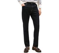 Tommy Hilfiger Uomo Jeans Straight Denton Vita Media, Blu (Alpine Blue), 32W/32L