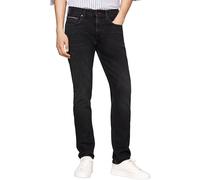 Tommy Hilfiger Uomo Jeans Straight Fit, Nero (Kane Black), 28W/30L