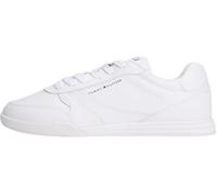 Tommy Hilfiger Uomo LoPro Cup Leather FM0FM05677 Low Top, Bianco (Bianco), 44, White, 44 EU