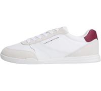 Tommy Hilfiger Uomo LoPro Cup Mix FM0FM05683 Low Top, Bianco (Bianco), 43, White, 43 EU