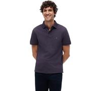 Tommy Hilfiger Uomo Maglietta Polo Maniche Corte 1985 Regular Fit, Argento (Mulberry Haze Heather), XS