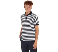 Tommy Hilfiger Uomo Maglietta Polo Maniche Corte 1985 Regular Fit, Blu (Desert Sky/White), XL