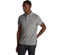 Tommy Hilfiger Uomo Maglietta Polo Maniche Corte 1985 Slim Fit, Grigio (Medium Grey Heather), L