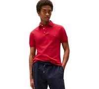 Tommy Hilfiger Uomo Maglietta Polo Maniche Corte 1985 Slim Fit, Multicolore (Medium Red), S