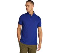 Tommy Hilfiger Uomo Maglietta Polo Maniche Corte Regular Fit con Chiusura con Bottoni, Blu (Wedge Blue), S