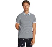 Tommy Hilfiger Uomo Maglietta Polo Maniche Corte Regular Fit con Chiusura con Bottoni, Multicolore (Breezy Blue/Desert Sky), L