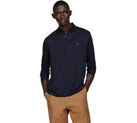 Tommy Hilfiger Uomo Maglietta Polo Maniche Lunghe Liquid Cotton Regular Fit, Blu (Desert Sky), 3XL