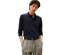 Tommy Hilfiger Uomo Maglietta Polo Maniche Lunghe Liquid Cotton Regular Fit, Blu (Desert Sky), XS