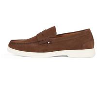 Tommy Hilfiger Uomo Mocassini Nubuck in Pelle, Marrone (Legacy Brown), 44