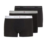 Tommy Hilfiger Uomo Pantaloncini Boxer Confezione da 3 con Fascia con Logo, Multicolore (Grey Heather/Black/White), S