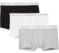 Tommy Hilfiger 3-pack Logo Trunks Grey Heather/black/white Taglia: L | Biancheria intima Outlet | Uomo | Grigio