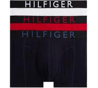 Tommy Hilfiger Uomo Pantaloncini Boxer Confezione da 3 con Fascia con Logo, Multicolore (Med Red/TH Whte/des Sky), XS