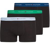 Tommy Hilfiger 3p WB Trunk Boxer, White (Swt Blu/Prim Grn/DP Ind), S Uomo