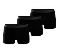 Tommy Hilfiger Uomo Pantaloncini Boxer Confezione da 3 Elasticizzati, Nero (Black/Black/Black), S-M