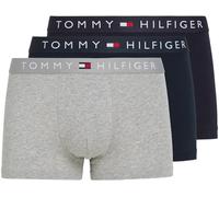 Tommy Hilfiger 3-pack Waistband Trunk Des Sky/grey Htr/des Sky Taglia: M | Biancheria intima Outlet | Uomo | Grigio