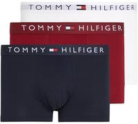 Tommy Hilfiger 3-pack Waistband Trunk Des Sky/white/rouge Taglia: XL | Biancheria intima Outlet | Uomo | Bianco