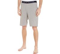Tommy Hilfiger Uomo Pantaloncini in Felpa Jersey Short Corti, Grigio (Light Grey Heather), XL