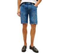 Tommy Hilfiger Uomo Pantaloncini in Jeans Denton Cobalt Blue in Cotone Elasticizzato, Blu (Cobalt Blue), 28W