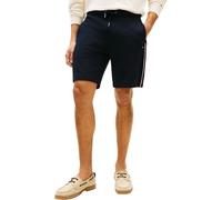 Tommy Hilfiger Uomo Pantaloncini Lounge Stripe Sweatshort Corti, Blu (Desert Sky), S
