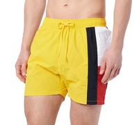 Tommy Hilfiger Uomo Pantaloncino da Bagno Medium Drawstring con Coulisse, Giallo (Marigold Yellow), L