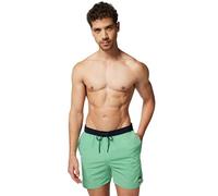 Tommy Hilfiger Uomo Pantaloncino da Bagno Medium Drawstring con Coulisse, Verde (Fort Green), M