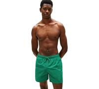 Tommy Hilfiger Uomo Pantaloncino da Bagno Medium Drawstring con Logo, Verde (Rainforest Emerald), S
