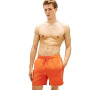 Tommy Hilfiger Uomo Pantaloncino da Bagno Medium Drawstring con Tasca con Zip, Arancione (Brilliant Orange), S