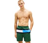 Tommy Hilfiger Uomo Pantaloncino da Bagno Medium Drawstring con Tasca Posteriore, Verde (Street Green), XXL