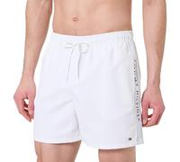 Tommy Hilfiger Medium Drawstring Tape Um0Um03481, Costume da Bagno, Uomo, Bianco (TH Optic White), XXL