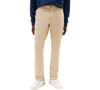 Tommy Hilfiger Uomo Pantaloni Chino Denton Printed Structure Straight Fit, Beige (Sandalwood), 30W/32L