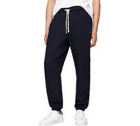 Tommy Hilfiger Uomo Pantaloni da Jogging Essential Fleece con Coulisse, Blu (Desert Sky), L