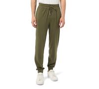 Tommy Hilfiger Uomo Pantaloni da Jogging Track Pant Pantaloni Lounge, Verde (Utility Olive), S