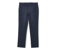 Tommy Hilfiger Uomo Pantaloni in Tessuto Denton Brushed Check Pantalone da Completo, Blu (Desert Sky), 32W/34L