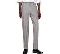Tommy Hilfiger Uomo Pantaloni in Tessuto Pantalone da Completo, Grigio (Medium Grey Heather), 31W/34L