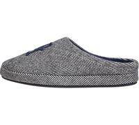 Tommy Hilfiger Uomo Pantofole Herringbone Soffici, Nero (Black), 41/42