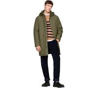 Tommy Hilfiger Uomo Parka Tech Padded Parka con Cappuccio, Multicolore (Army Green), S