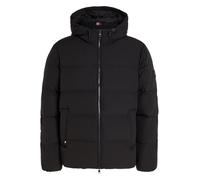 Tommy Hilfiger Uomo Piumino Down Hooded Puffer Jacket con Cappuccio, Nero (Black), L