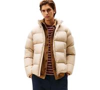 Tommy Hilfiger Uomo Piumino Down Stand con Colletto alla Coreana, Beige (Sandalwood), S