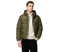 Tommy Hilfiger Uomo Piumino Mix Down Hooded Puffer Jacket con Cappuccio, Multicolore (Army Green), XL