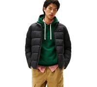 Tommy Hilfiger Uomo Piumino New Mid Weight con Colletto alla Coreana, Nero (Black), XS