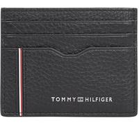 Tommy Hilfiger Uomo Porta Carte Corp Holder in Pelle, Nero (Black), Taglia Unica