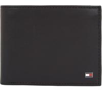 Tommy Hilfiger Uomo Portafoglio Eton Trifold con Scomparto Monete, Nero (Black),