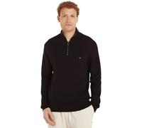 Tommy Hilfiger Uomo Pullover con Cerniera Mock Neck Mezza Zip