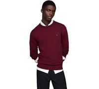 Tommy Hilfiger Uomo Pullover Crew Neck Regular Fit, Rosso (Deep Rouge), XXL