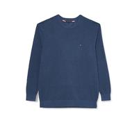 Tommy Hilfiger Uomo Pullover Essential Structure Crew Neck Pullover in Maglia, Blu (Aegean Sea Heather), 3XL